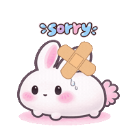 Sad Bunny Sticker by tururi