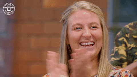Clap Smile GIF by The Great British Sewing Bee