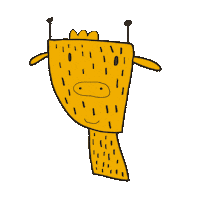 ARCKboston fun cartoon animal kids Sticker