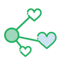 Heart Help Sticker by GoFundMe