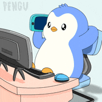 Penguin Talking GIF by Pudgy Penguins