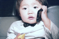 baby talking GIF