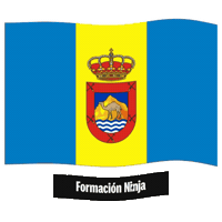 Las Palmas Flag Sticker by Formación Ninja