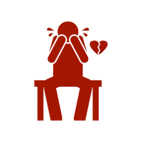 Heartbreak Pain Sticker