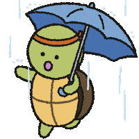 Rain Walking Sticker