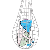 depression et Sticker by ANA MARIA SAAD