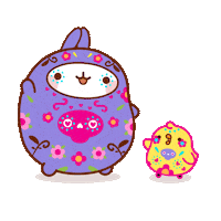 trick or treat hello Sticker by Molang