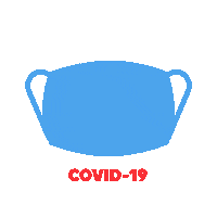 izeboutje mask covid corona safety Sticker