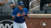 happy carlos gomez GIF by New York Mets