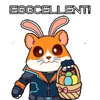 Easter Bunny Sticker by Hamieverse