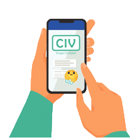 Civ Sticker by Grupo Civilízate