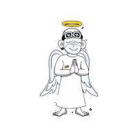 Art Pray Sticker by Zhot Shop