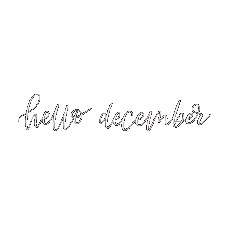 Winter December Sticker