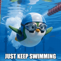 Racing Swimming GIF by ZaddyFi