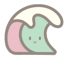 wave sea Sticker by Baby Bum