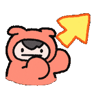 tabane right kuk 右 kukちゃん Sticker