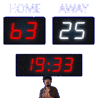 25 Away Sticker
