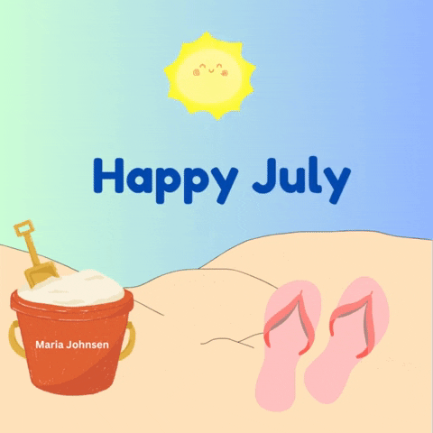 July 1 Beach GIF by Maria Johnsen