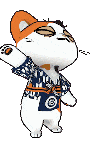 Cat Sticker by Kitten Cup Studio