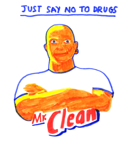 Mr Clean Mascot Sticker by marina noseque