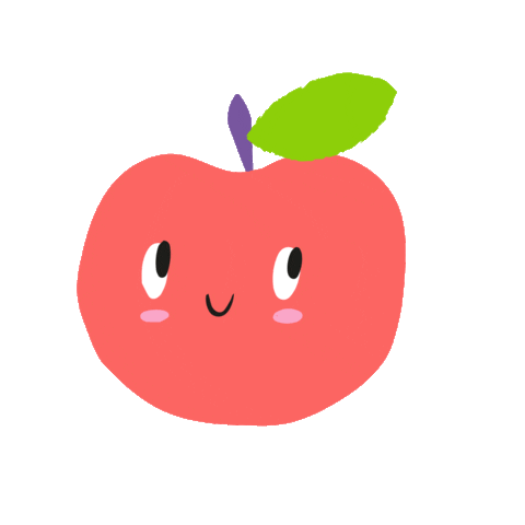 Happy Apple Sticker by Scoop and Scales