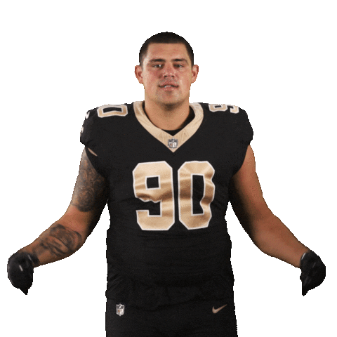 Football Sport Sticker by New Orleans Saints