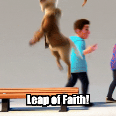 Leap Of Faith Fitness GIF by Radiantelope