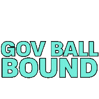 Sticker by GOV BALL NYC