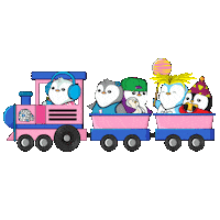 Choo Choo Friends Sticker by Pudgy Penguins