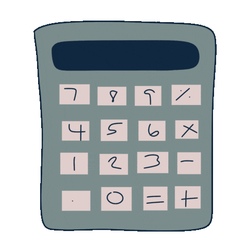 Calculator School Supplies Sticker by Scaled Accounting Solutions