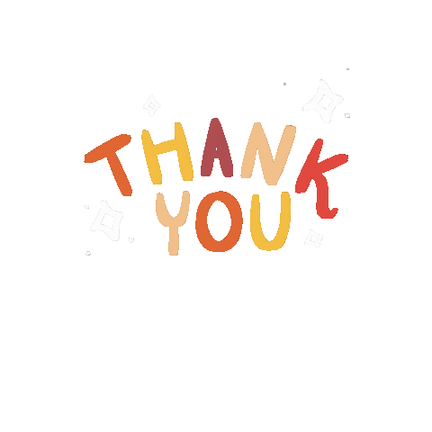 Fall Thank You Sticker