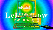 LeRainbow retro 3d instagram vhs GIF