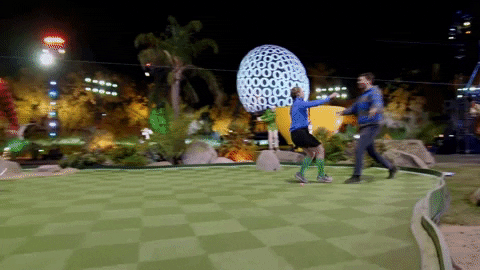 abcnetwork giphygifmaker celebration golf abc GIF
