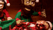 christmas horror elf GIF