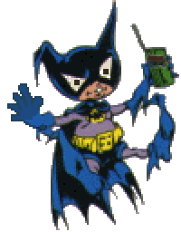 bat-mite batman Sticker