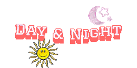 Day Night Sun Sticker by Plico