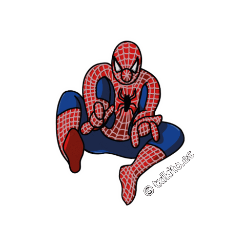 Marvel Spiderman Sticker by Txikito