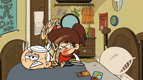 massaging the loud house GIF by Nickelodeon