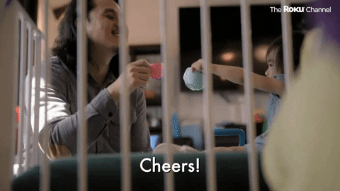 Season 1 Drinking GIF by The Roku Channel