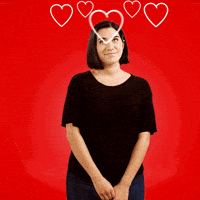 in love heart GIF