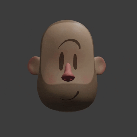strudelbrain giphyupload animation head chat GIF