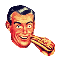 Hot Dog Drugs Sticker by imoji