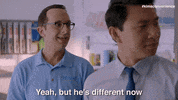 comedy he's different now GIF by Kim's Convenience