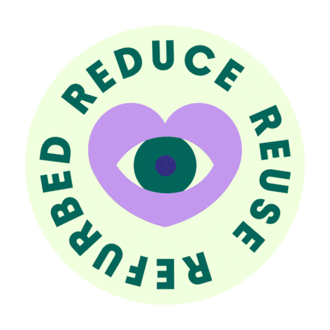 Sustainability Reduce Sticker by refurbed