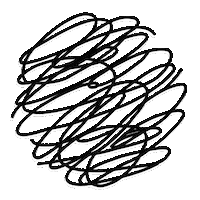 mooncreativelab drawing squiggle moon creative lab Sticker
