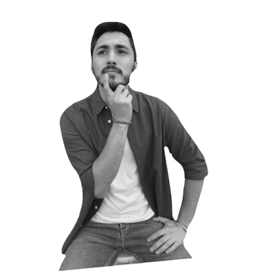 Confused Sticker by Red de Estudios para el Desarrollo