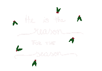 Christmas Jesus Sticker by Meingottberlin