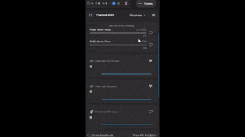 channel stats bar vidIQ