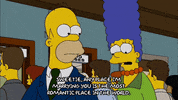 disappointed homer simpson GIF