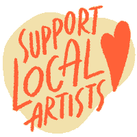 mayleekeo shop support shop local support local Sticker